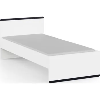 Postel Nejlevnější nábytek Postel SOLMEN 90 × 200 cm, bílá