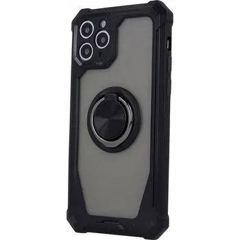 Pouzdro na mobilní telefon Zadní Kryt pro Apple iPhone 13 Pro 6,1 Ring černý