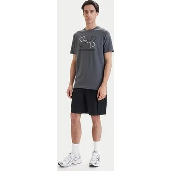 Pánské tričko Under Armour T-Shirt Ua Gl Foundation Update Ss 1382915 Šedá Loose Fit L
