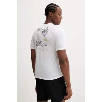 Tréninkové tričko The North Face FOUNDATION MOUNT NF0A8HEYFN41 bílá 00X, vel. XL