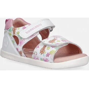 Dívčí sandály Dětské kožené sandály Biomecanics 262163.24.26 bílá 00X, EUR 24