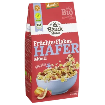 Bauckhof Ovesné müsli ovoce cornflakes 425 g bio DEMETER