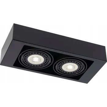 Stropní Svítidlo obdélníkový Shilo 40 x 18 cm černý