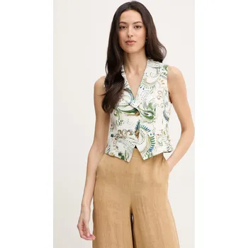 Dámská vesta Lněná vesta Marella MELODIA 2613151032200 bílá 00X, vel. 36