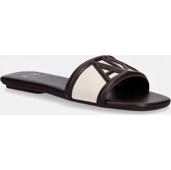 Dámská obuv Pantofle Armani Exchange XW002568.AF22752.MZ766 hnědá 89X, EUR 38