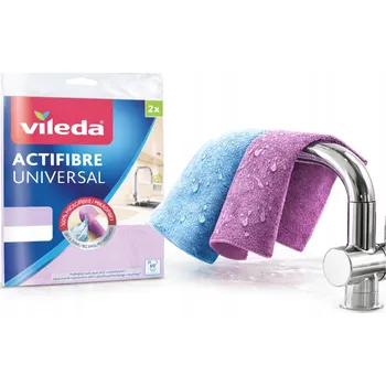 Utěrka Univerzální utěrka na mytí Actifibre Vileda Mikrovlákno Lesk 2 ks