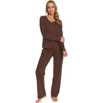 Dámské pyžamo Dámské pyžamo DOCTOR NAP PM.7443 CHOCO S 0