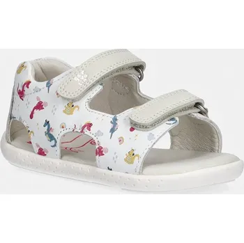 Dívčí sandály Dětské kožené sandály Garvalin 262334.19.23 bílá 00X, EUR 19