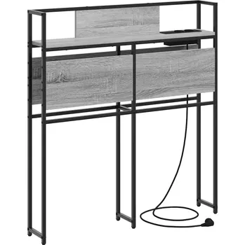 Úložné čelo postele s čelo Šedá sonoma 100 cm Kompozitní dřevo