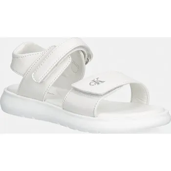 Dívčí sandály Dětské sandály Calvin Klein Jeans V1A2.83240.30.34 bílá 00X, EUR 32