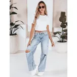 Dámské pytlovité džíny světle modré FashionStreet UY2805