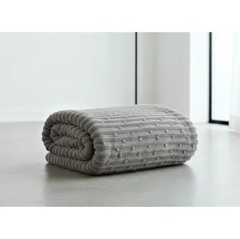 deka Deka z mikrovlákna ROBERT 150x200 cm tmavě šedá Mybesthome