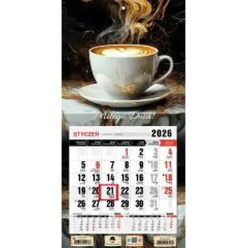 Kalendář Kalendarz 2026 jednodzielny mini caffe latte