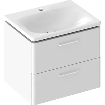 Koupelnový nábytek RAVAK Nábytkový set Ravak SD Balance II, skříňka 60 pod umyvadlo bílá, madla bílá, umyvadlo Balance 60 nábytkové bílé X000001814;XJX01260000;X000001823