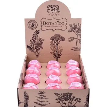 Koupelová sůl Koupelová koule malina 50g displej 12 ks