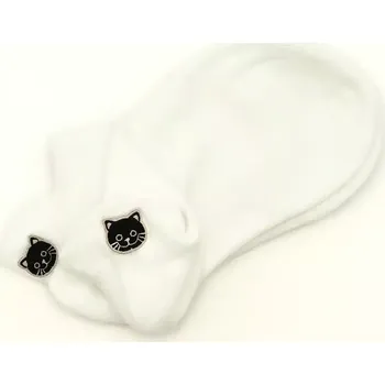 Dámské ponožky Dámské kotníkové ponožky s kočičím motivem – různé barvy - Model2