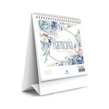 Diář Kalendarz 2026 biurkowy stojący 15x17cm Harmonia