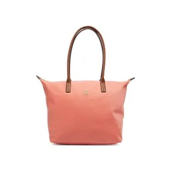 Kabelka Kabelka Tommy Hilfiger Popette Tote AW0AW17711 Korálová OS
