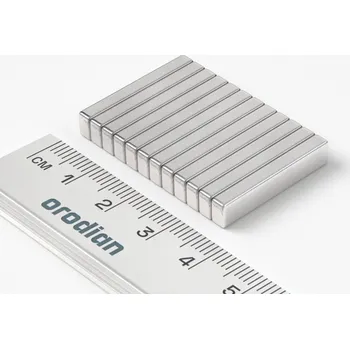 Dekorativní magnet Neodymový magnet kvádr 25×5×3 mm - N38
