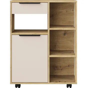 Příborník do zásuvky Kredenc příborník SOLEA | 70 cm | na kolečkách | artisan/kašmír