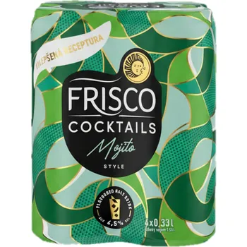 Nápoj Frisco Coctails Mojito 4×0,33 l plech