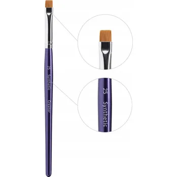 Kosmetický štětec Synthetic Creator Štětec na obočí #25 široký rovný