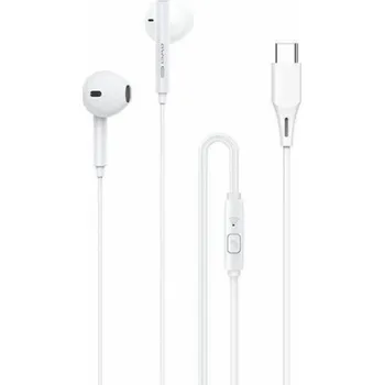 Sluchátka Sluchátka Awei Awei Stereo PC-1T USB-C White/White Sluchátka