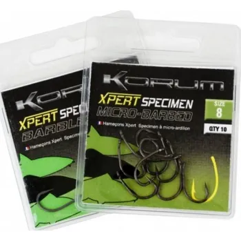 Rybářský háček 10ks - Háček Korum Xpert Specimen Hooks Barbless Velikost 16