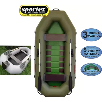 Člun Nafuk.čl.DELTA 260 zelený s podlahou