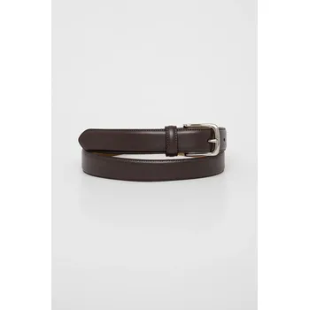 Opasek Kožený pásek Abercrombie & Fitch KI112.5003.400 hnědá 88X, vel. 40