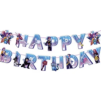 Party dekorace Závěsná dekorace na oslavu narozenin - HAPPY BIRTHDAY - KPOP (B) (Značka: HAPPY LIFE)