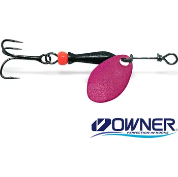 Umělá nástraha Rotačka Jigovky.cz Classic 000 Fluo Pink (Black/Orange body)