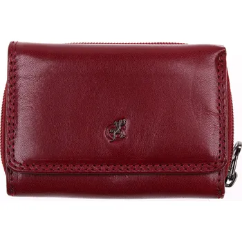 Peněženka Menší dámská kožená peněženka Cosset 4511 Komodo vínová