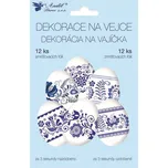 Košilky na vajíčka modré, smršťovací, 12ks