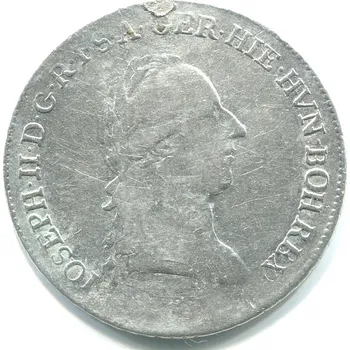 Josef II. 1/4 tolar 1788/B. Kremnica. Ag.