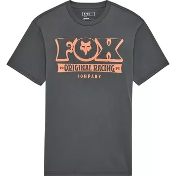 Pánské oblečení Fox Banner Premium Tee dark shadow S
