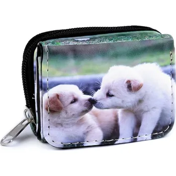 Peněženka Mini peněženka 6,5x8,5 cm - 3 zelená sv. pejsek
