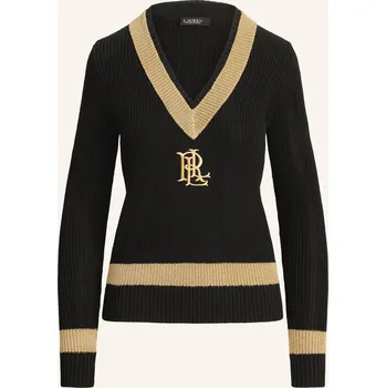 Dámský svetr Lauren Ralph Lauren Dámský Svetr, černá / zlatá, 40