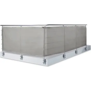 Markýza 688227 - Tchibo - Balkónová zástěna a ochrana proti větru - barva: šedá