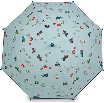 Deštník Dětský deštník Varianta: 3 mentolová traktor, Balení: 1 ks