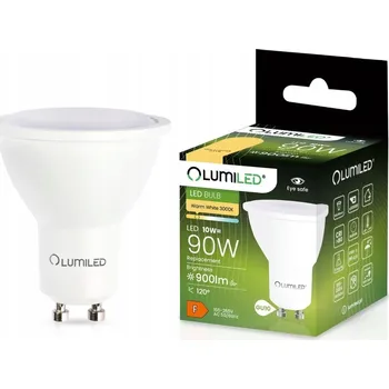 Žárovka LED žárovka GU10 Reflektor PAR16 10W = 90W 900lm 3000K Teplá bílá 120° LUMILED