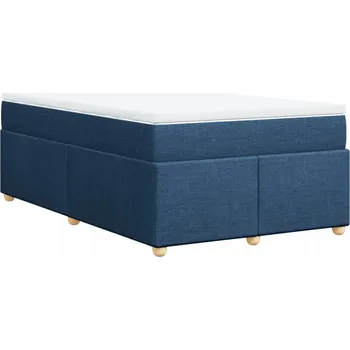 Postel Čalouněná jednolůžková postel VidaXL 120x190 modré odstíny