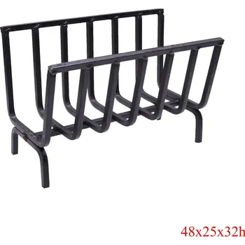 Rošt do krbu a kamen Krbový rošt-kovový 48x25