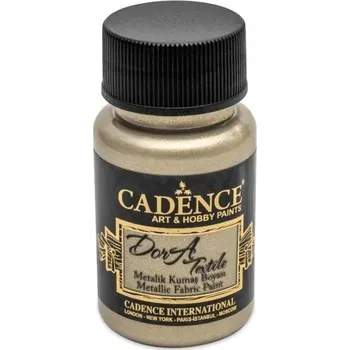 Cadence Metalická barva na textil 50 ml, platinová