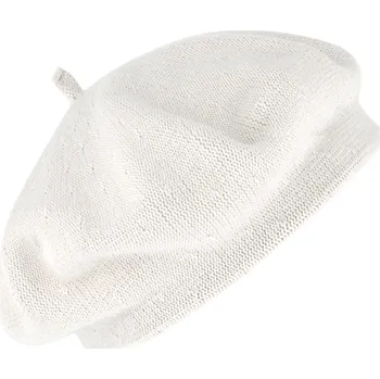 Čepice Fiebig - Headwear since 1903 Bavlněný letní baret dámský - Flora - bílá Velikost: Unisize (S-XL)