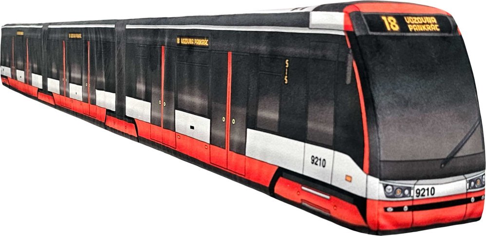 Plyšová tramvaj T15