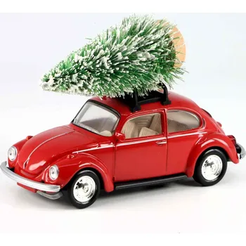 autíčko Volkswagen Beetle 1300 1973 Merry Christmas 1:43 - NOREV VW Beetle 1300 - kovový model
