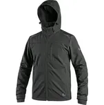 Bunda softshellová CXS NORFOLK, černá s HV žluto/oranžovými doplňky, vel. XXL