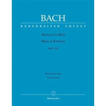 J.S. Bach: Mass in B minor BWV 232 (noty na klavír, zpěv)