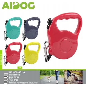 Vodítko pro psa Navíjecí páskové vodítko 3M v efektních barvách